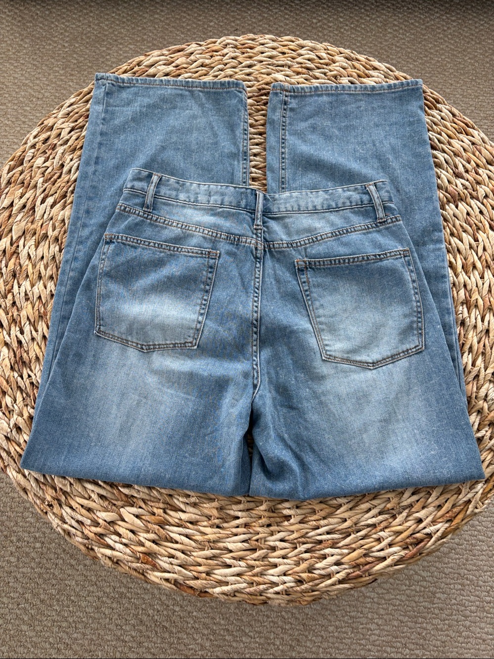 Oat NY Cloud Luxe High Rise Wide Leg Jean - Picture 6 of 14